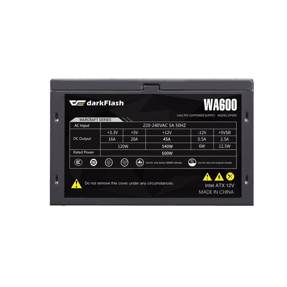 WA600 Non-Modular Power Supply