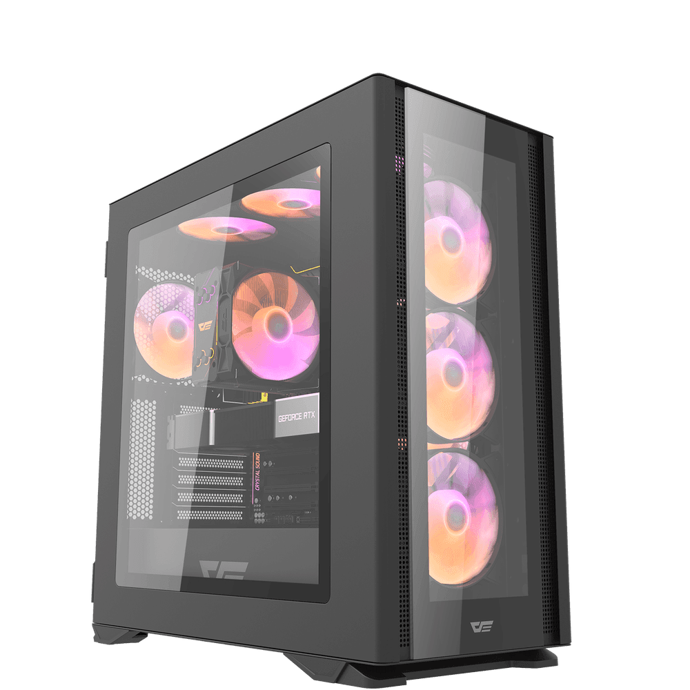 DLX200 GLASS EATX PC Case