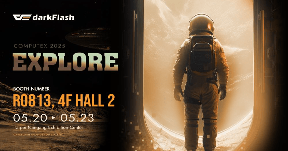 darkFlash Leads the Charge at COMPUTEX 2025: Envisioning the Future of Technology Through a New Generation of Innovation