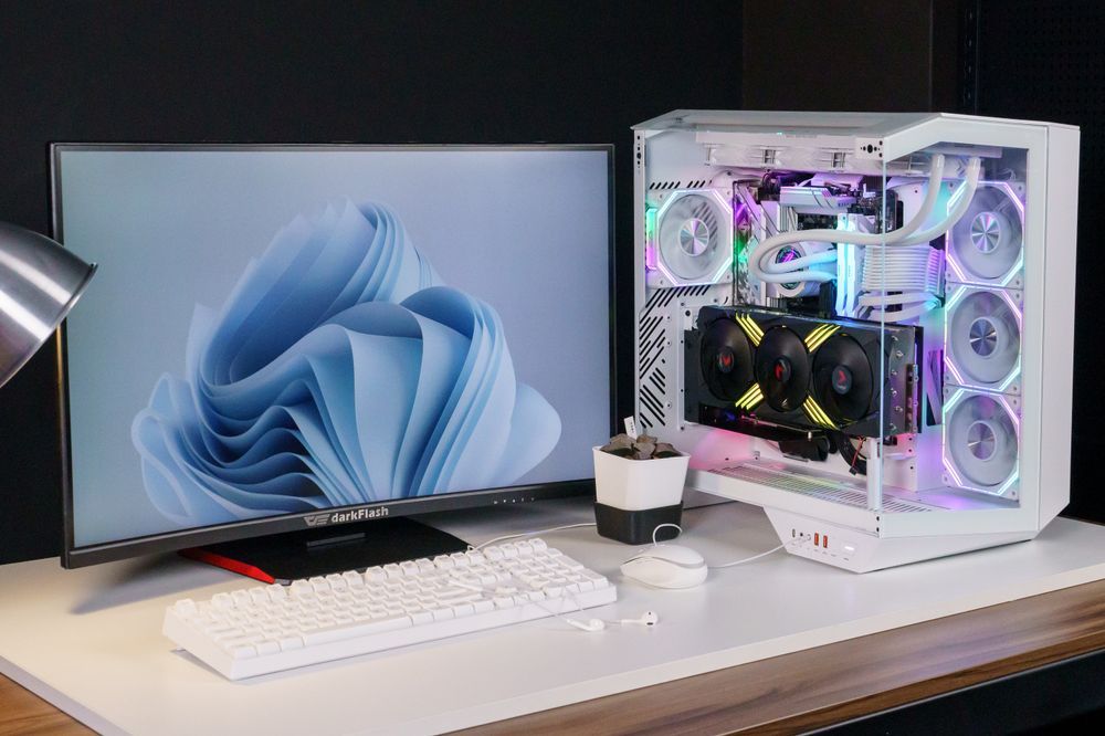 darkFlash Redefines PC Case Design with Enhanced Top-Mounted Water Cooling in DY470