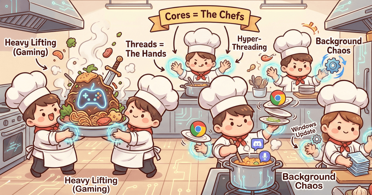 CPU Cores vs. Threads: What Do You Actually Need for Gaming?