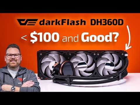 Budget AIO with a Screen?  Darkflash DH360D Liquid Cooler Review 2025