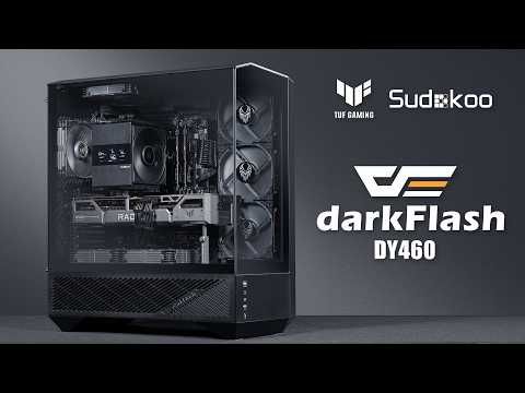 Membangun PC Gaming RX 9070 + 9700X Blackout Terbaik | darkFlash DY460 + Sudokoo SK700V