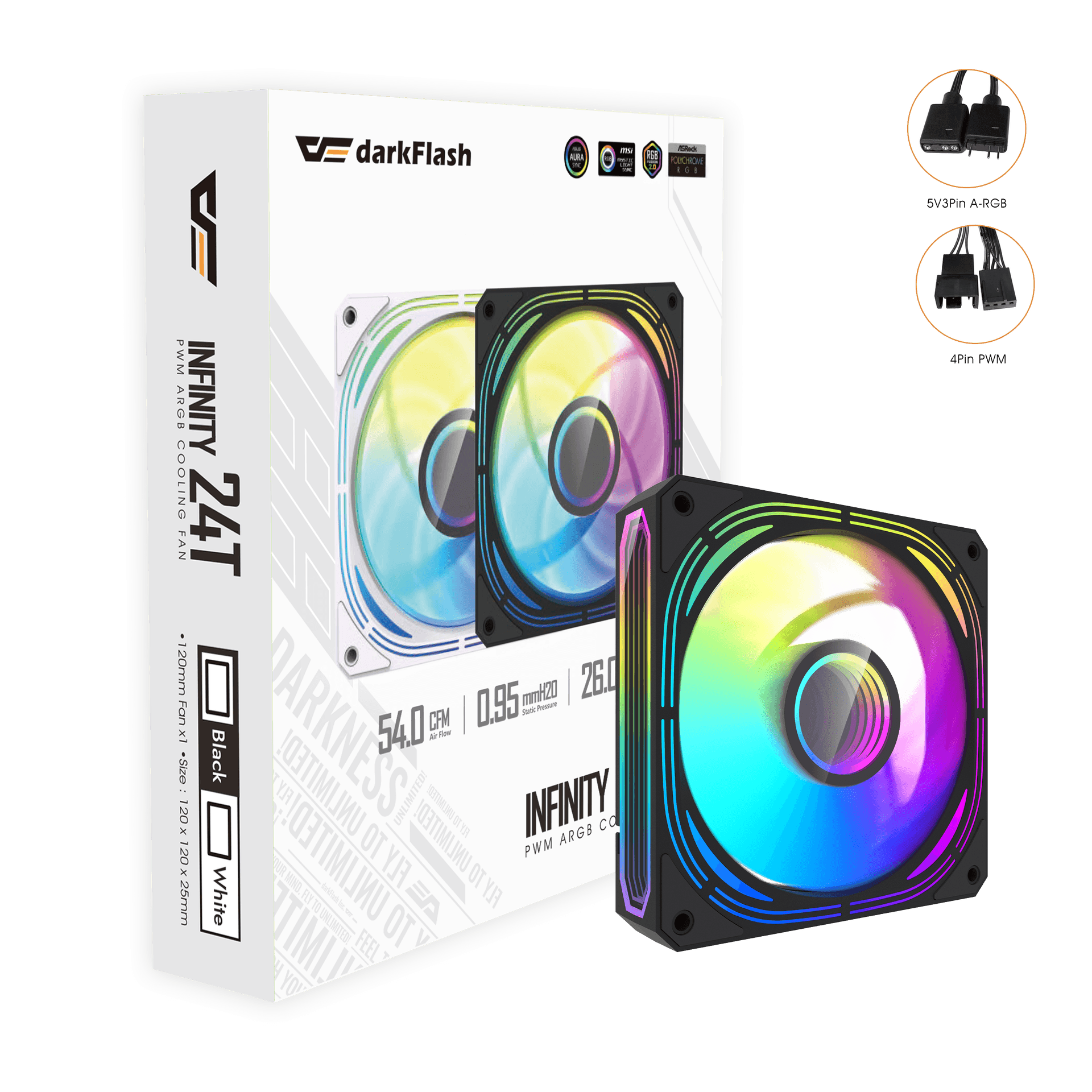 INF 24TR PWM ARGB Fan