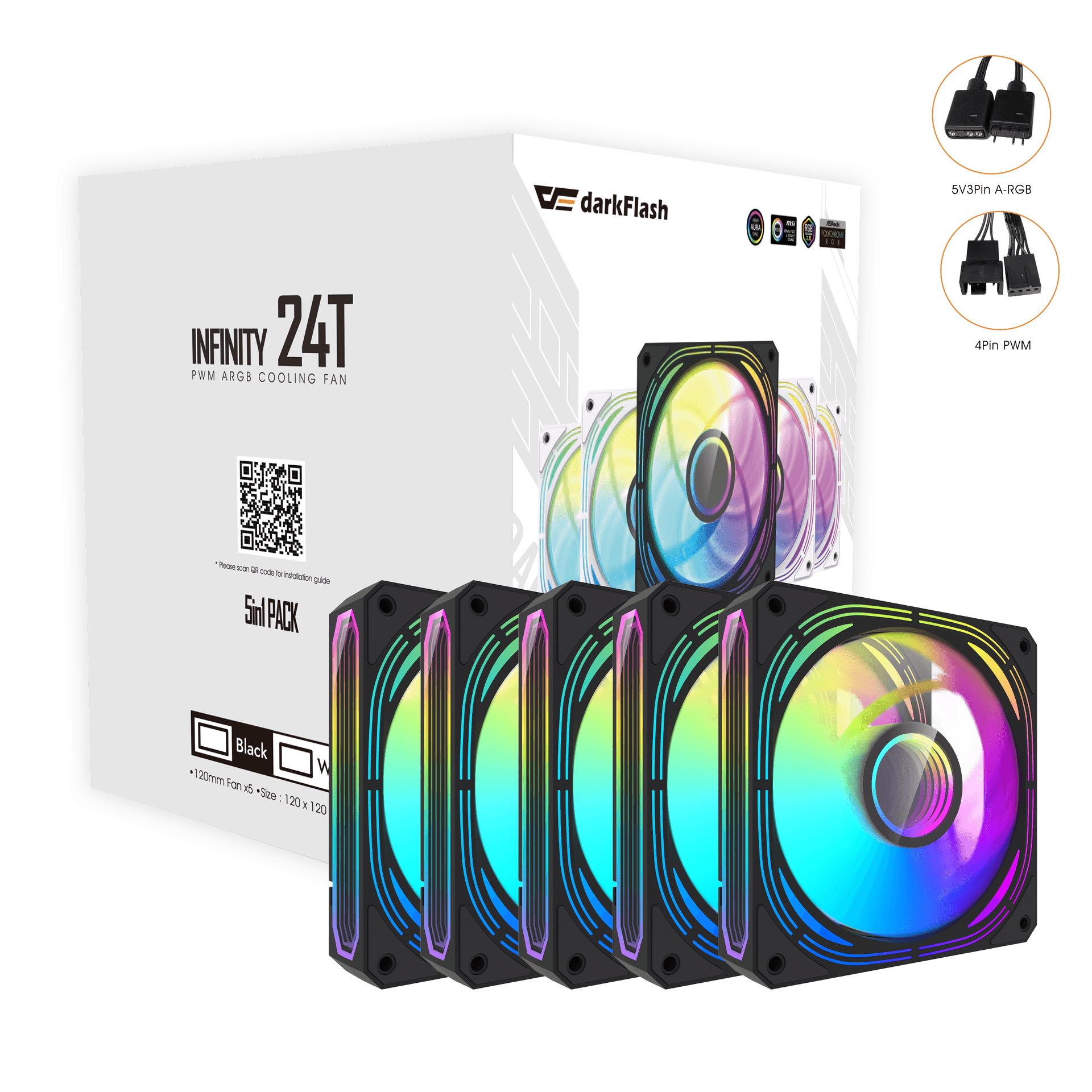INF 24TR PWM ARGB Fan