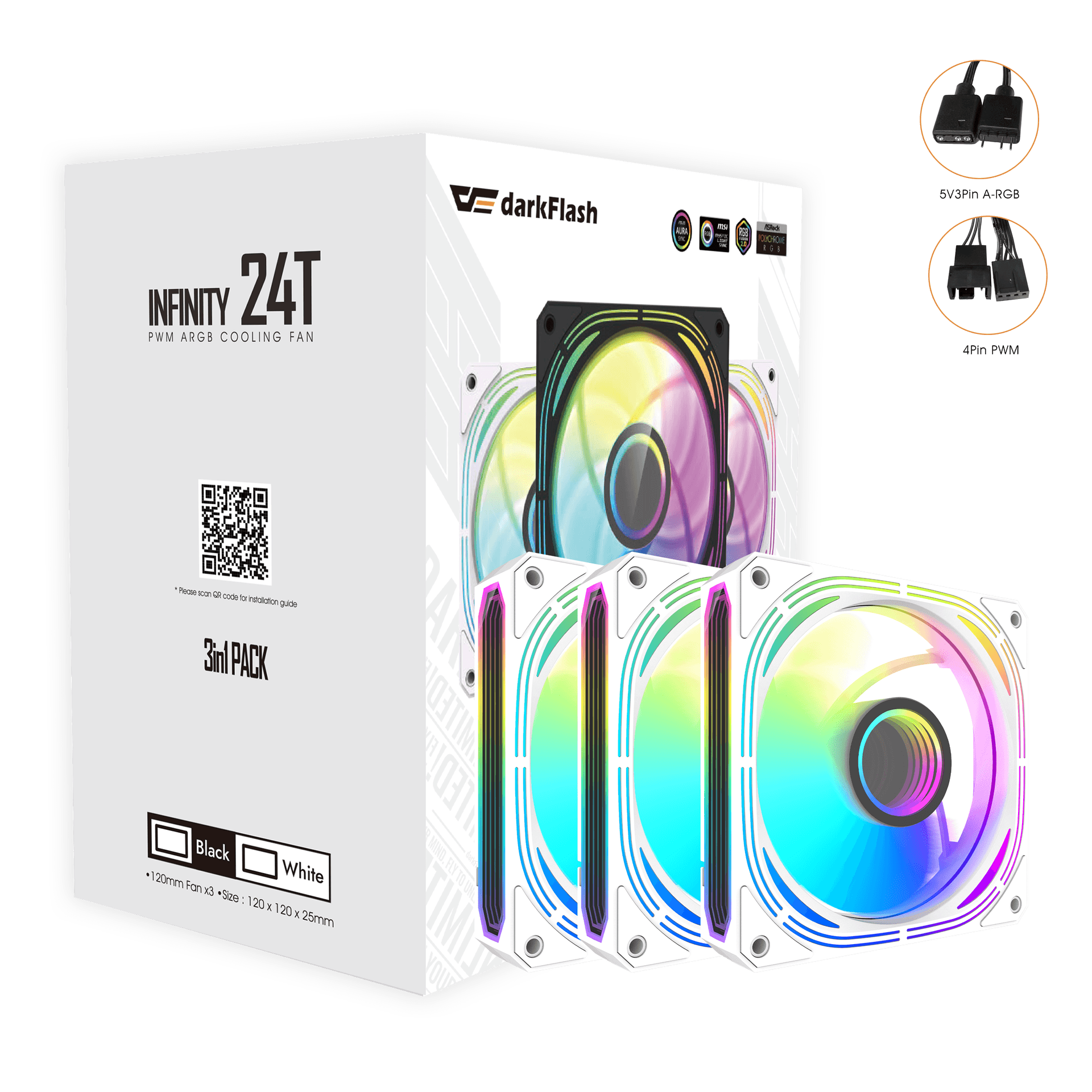 INF 24TR PWM ARGB Fan