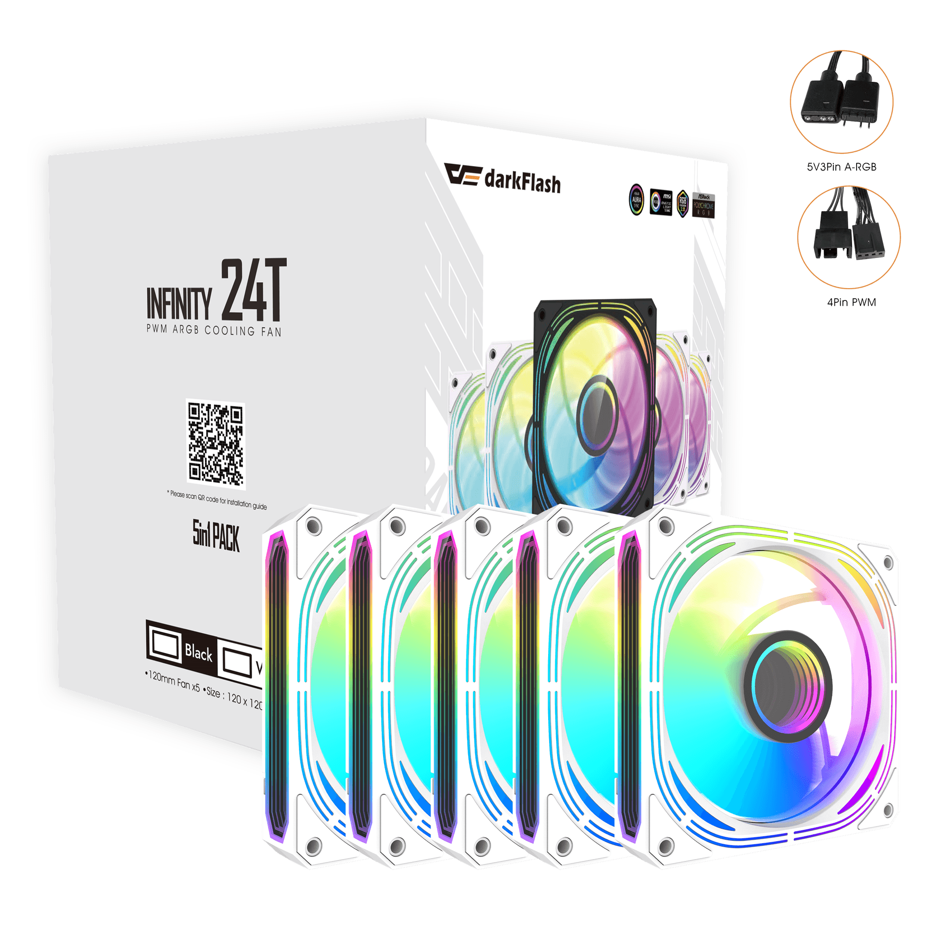 INF 24TR PWM ARGB Fan