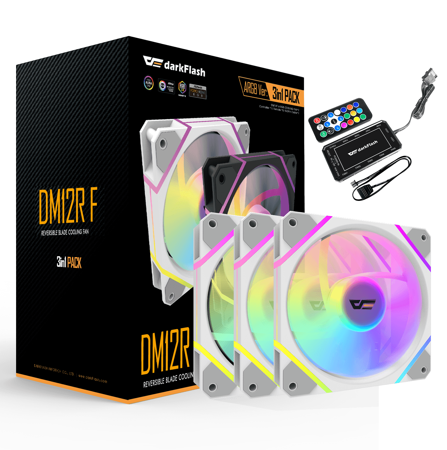DM12RF ARGB Cooling Fan