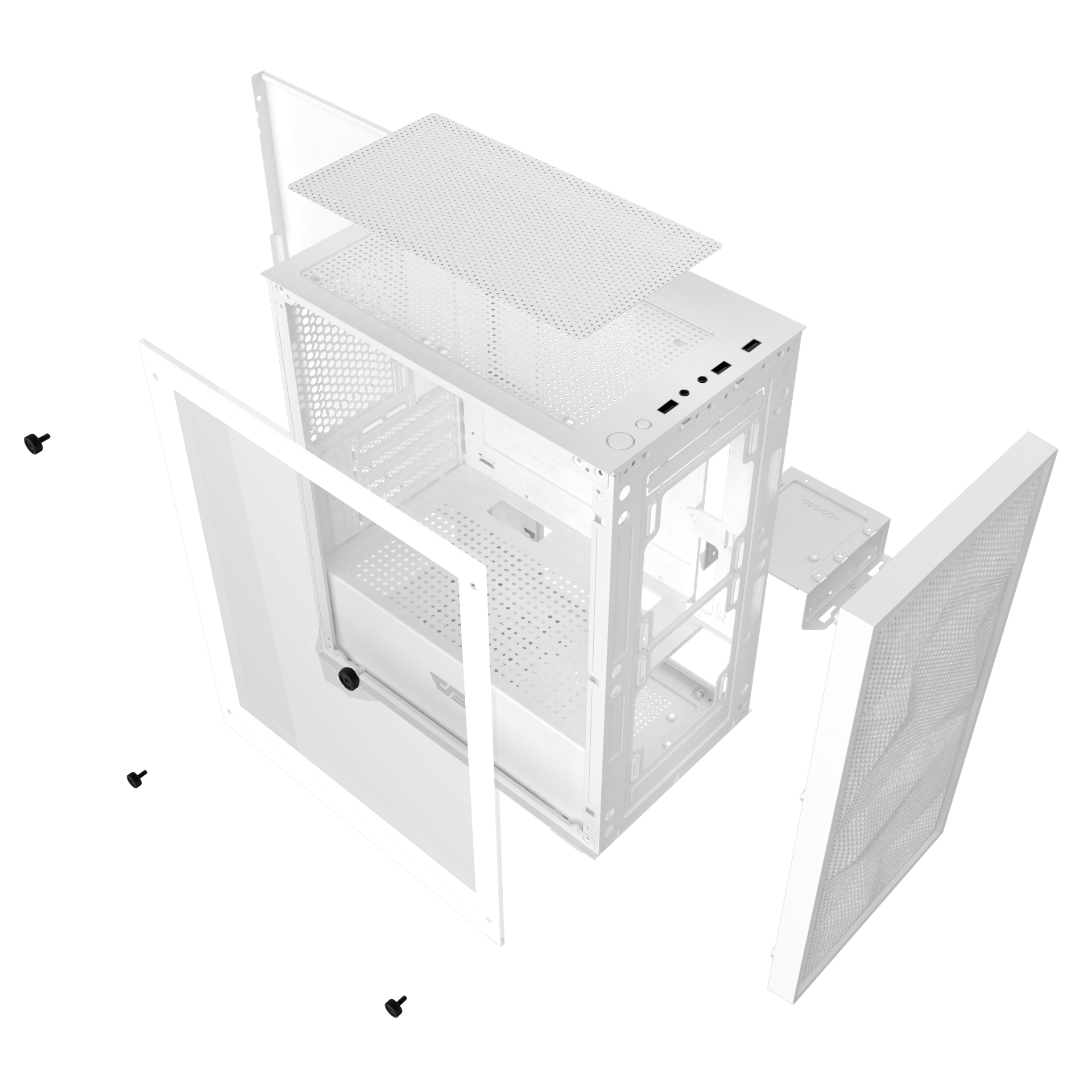 M305 Mesh M-ATX PC Case