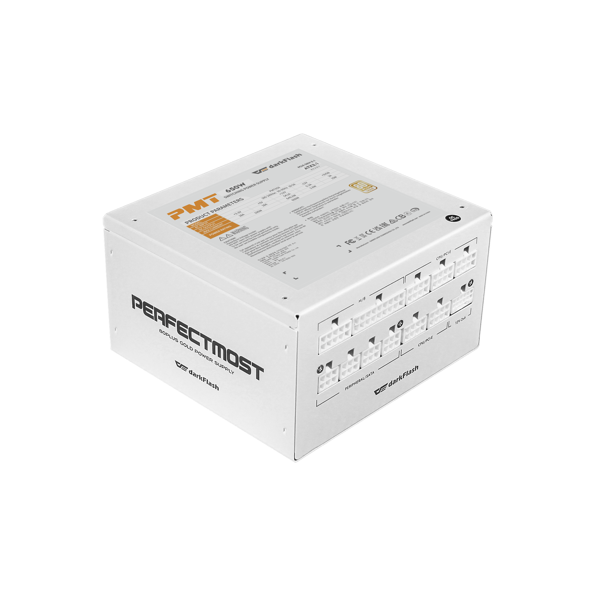 PMT 650W Gold Full Modular Power Supply