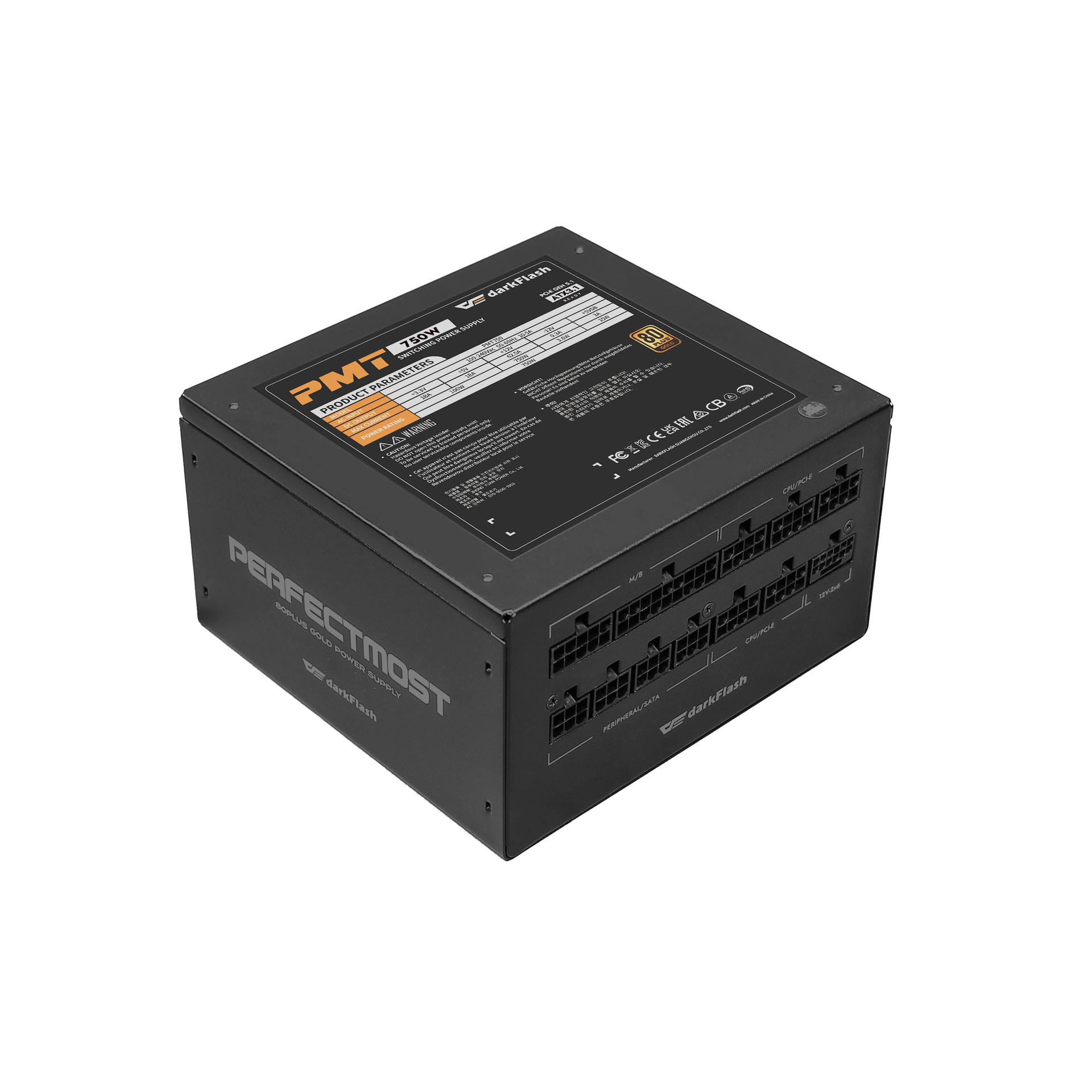 PMT 750W Gold Full Modular Power Supply