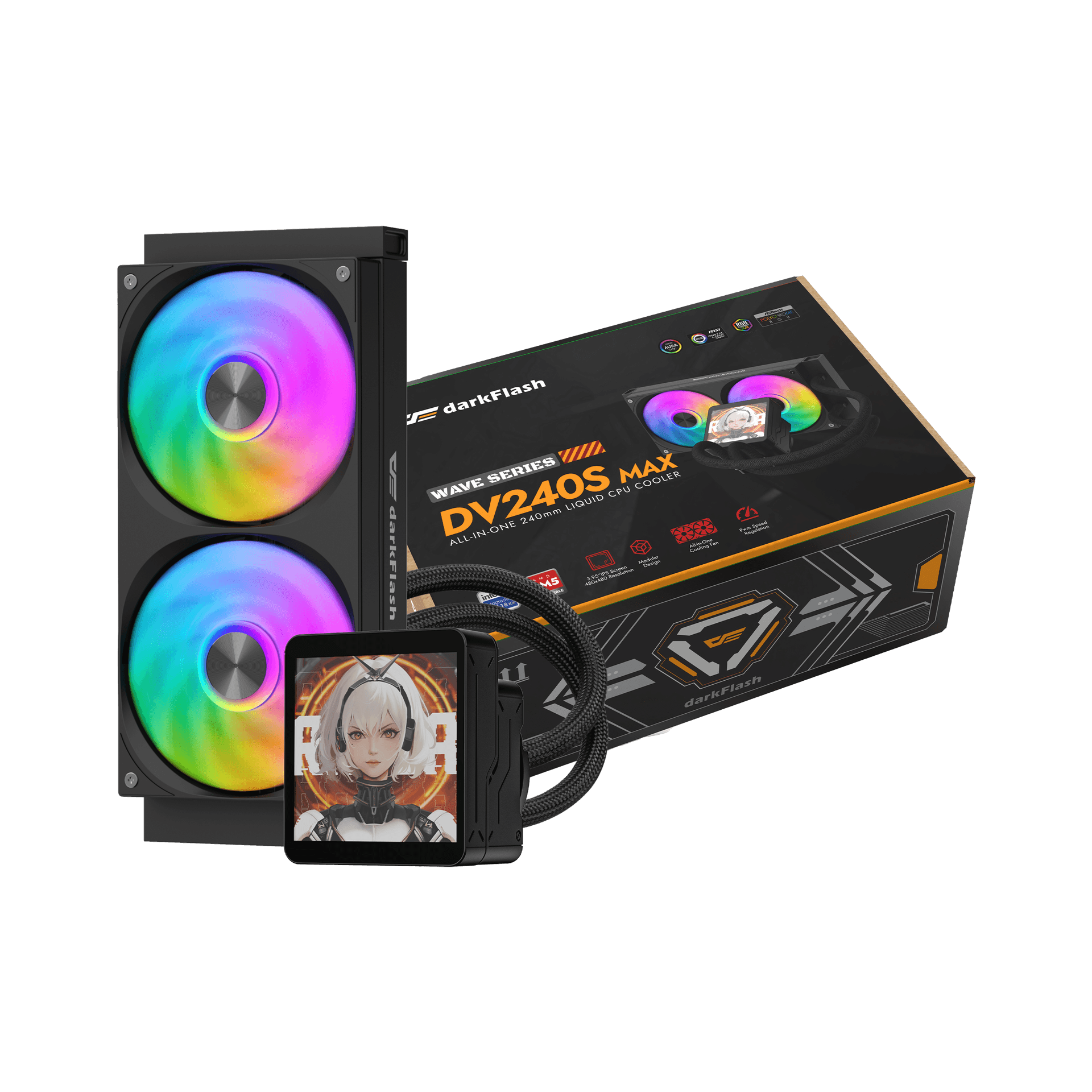 DV240S MAX Liquid CPU Cooler