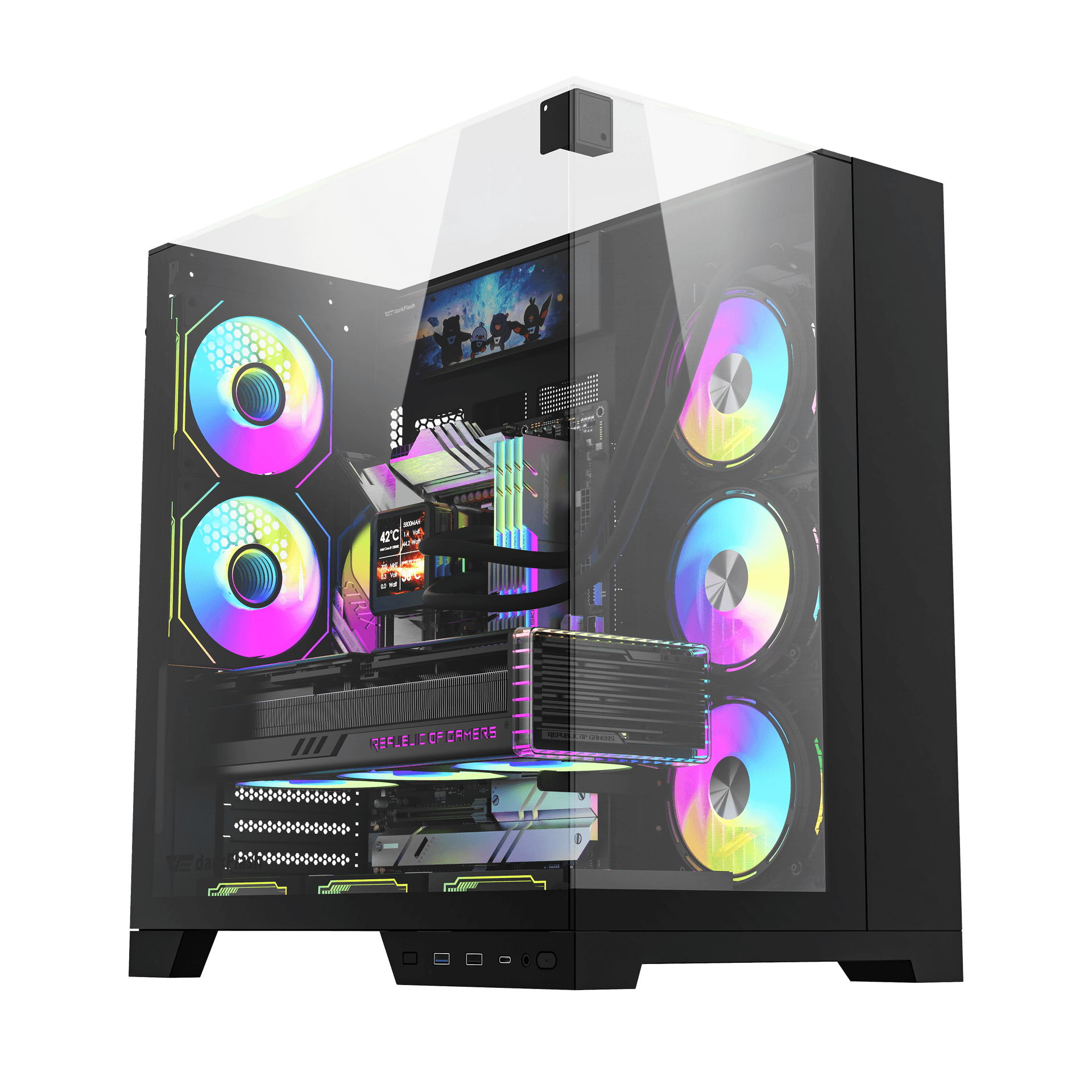 TH285 PLUS ATX PC Case