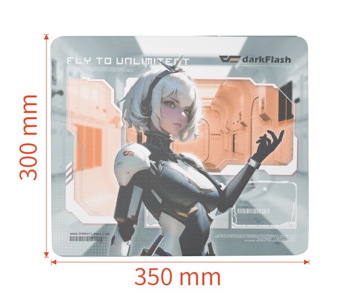 DMP350 Tempered Glass Mousepad