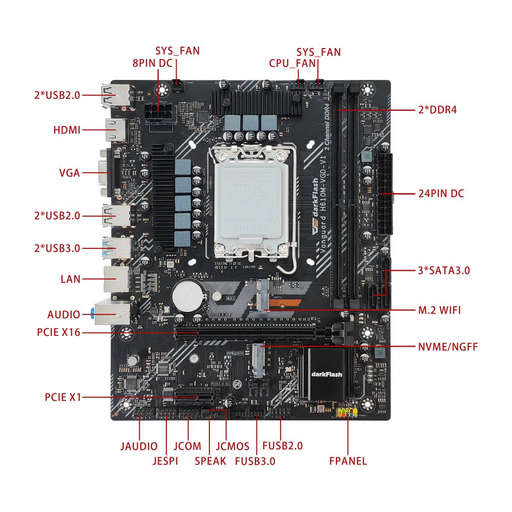 H610M-VGD-V1 Motherboard