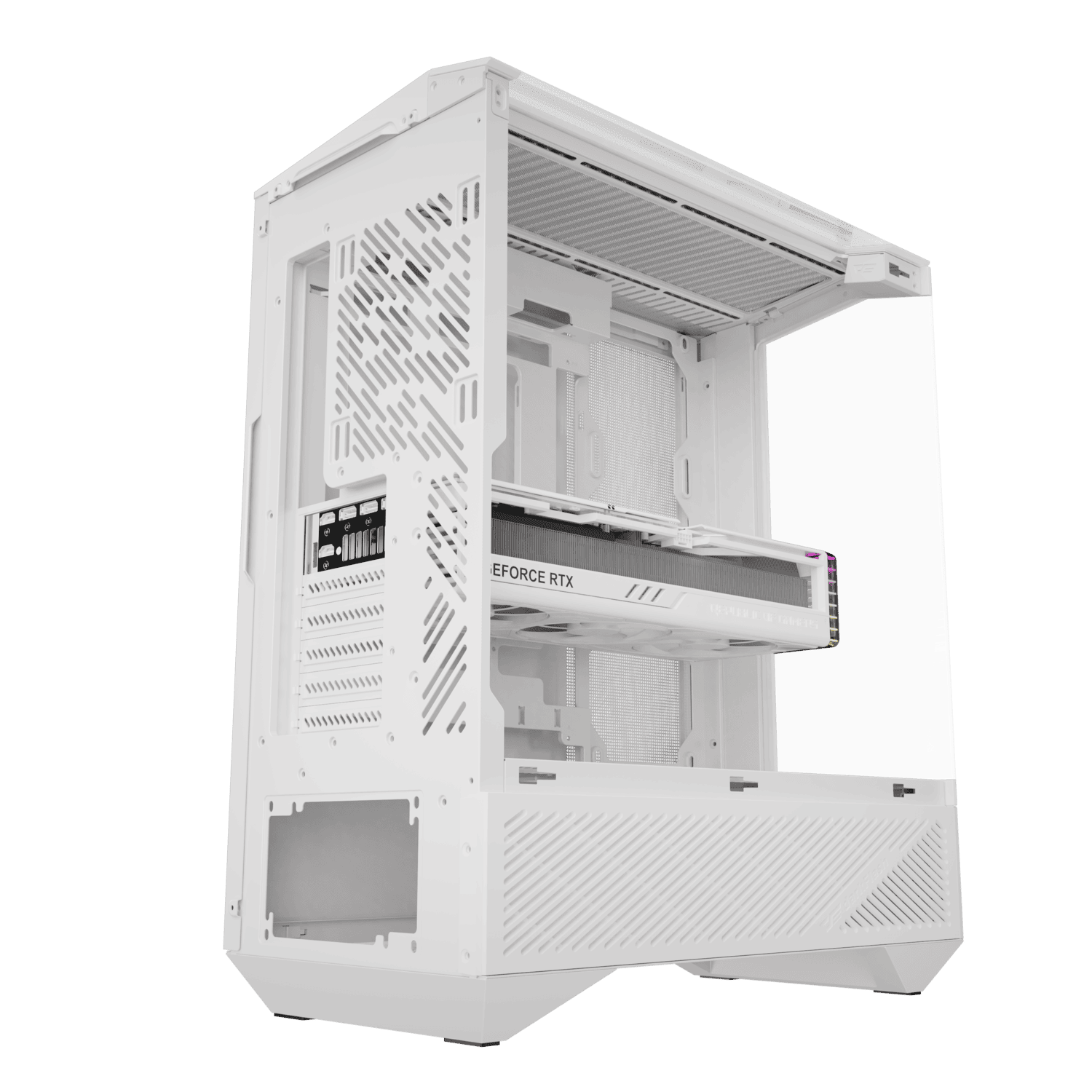 DarkFlash DY460 ATX PC Case, WHITE