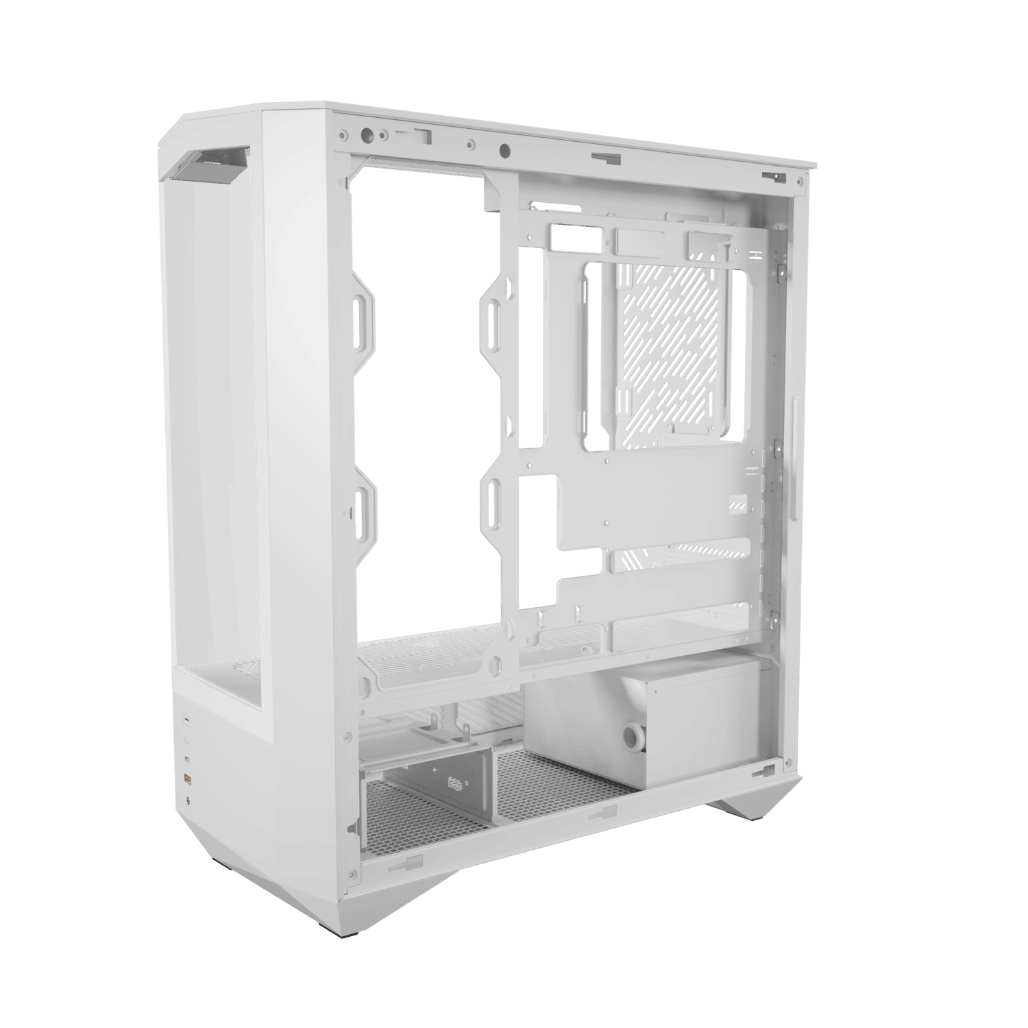 DarkFlash DY460 ATX PC Case, WHITE